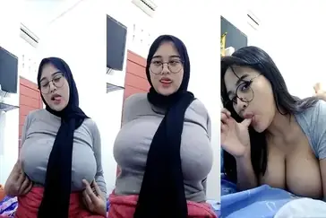 Acha Kacamata Bokep Jilbab Digarap Brutal