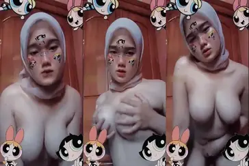 Bokep Jilbab ABG Indo Susu Diremas Keras Sambil Desah
