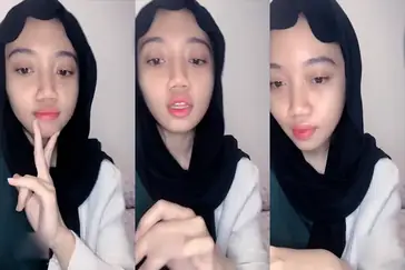Hijab Amatir Menangis Keenakan Pertama Kali